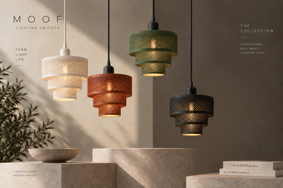 Doha lamp in a warm interior